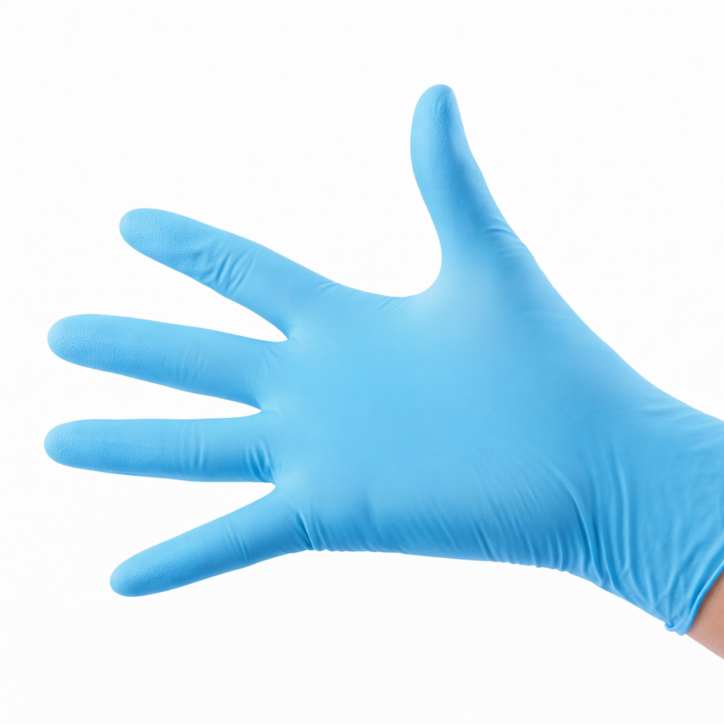 GUANTES DE NITRILO AZUL L UNIDADES