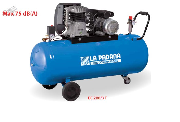 COMPRESOR DE PISTON GRANDE 270LT/3M 3HP KW2.2-230V-1PH-60Hz