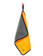 PAÑO COLOR GRIS Y NARANJA 40X30CM SHINE MATE 1 UND